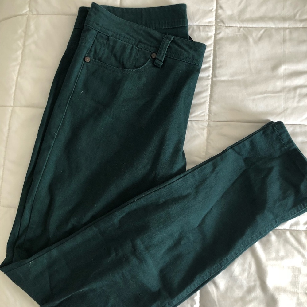 Emerald Green Skinny Jeans